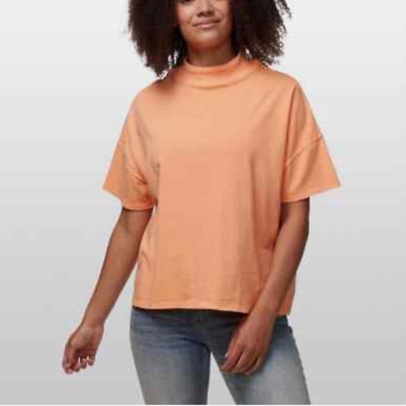Free People Light Coral Short Sleeve Top - Picture 3 of 12